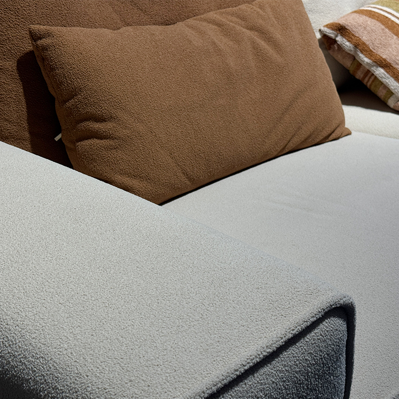 Cotton And Linen Three-Piece Sofa
