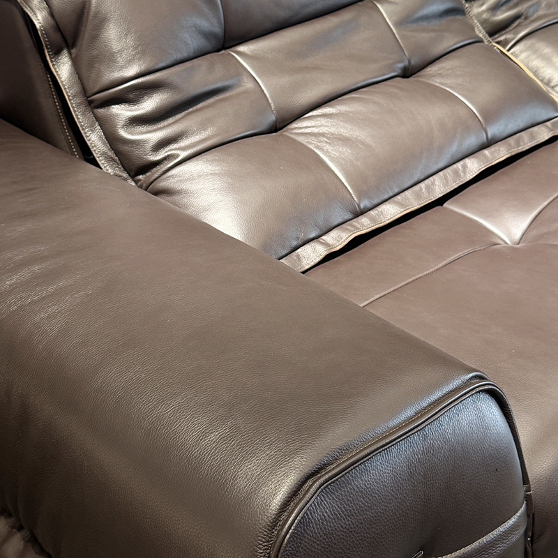 Full-Grain Leather Sofa