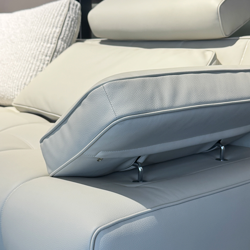 Water-Based Eco-Leather Straight Sofa 25750