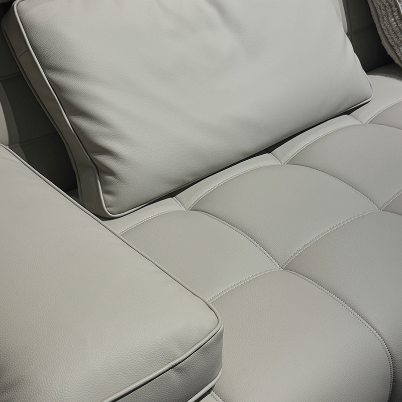 Water-Based Eco-Leather Straight Sofa 25750